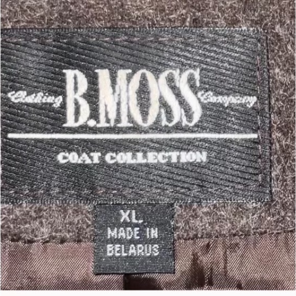 Long XL B. Moss Wool Trenchcoat - Picture 5 of 5